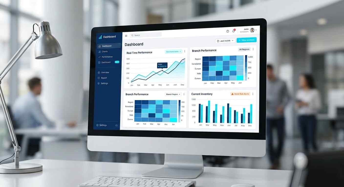 Retail Dashboard Mockup